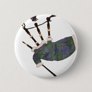 karierte Dudelsäcke Button