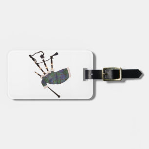 karierte Dudelsäcke Gepäckanhänger