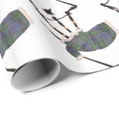 karierte Dudelsäcke Geschenkpapier (Rolleneckpunkt)