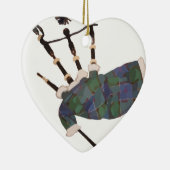 karierte Dudelsäcke Keramikornament (Rechts)