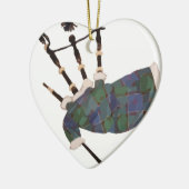 karierte Dudelsäcke Keramikornament (Links)