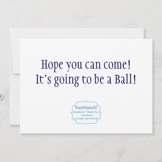 Karierte Einladung (Rückseite)