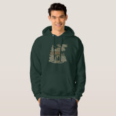Karierte Elche Hoodie (Vorne ganz)
