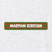 Karierte Fabrikmarken für wasserdichte Kleidungsst Etiketten (Design 2)