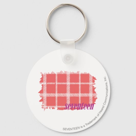 Karierte Farbe 2 Schlüsselanhänger (Vorderseite)