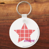 Karierte Farbe 3 Schlüsselanhänger (Vorderseite)