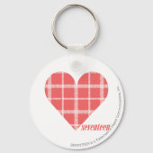 Karierte Farbe 4 Schlüsselanhänger (Vorderseite)