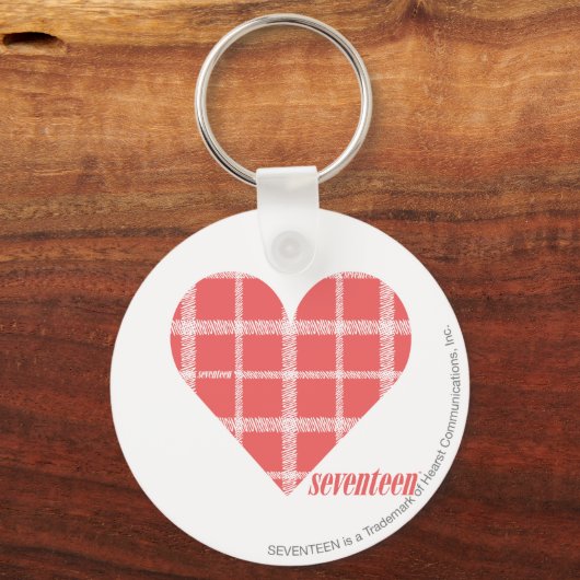 Karierte Farbe 4 Schlüsselanhänger (Vorderseite)