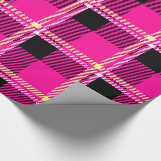 Karierte Farbe: Geschenkpapier (Ecke)