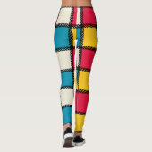 Karierte Farbstoffe Leggings (Rückseite)