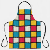 Karierte Farbstoffe Schürze (Vorderseite)