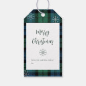 Karierte Festfamilie Campbell Tartan Geschenkanhänger (Vorderseite)