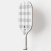 Karierte Flannel Monogram Pickleball Schläger (Links)