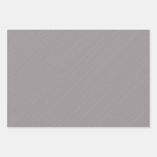 Karierte Flannel Polka Dots Stripes Coordination Geschenkpapier Set (Vorderseite 3)