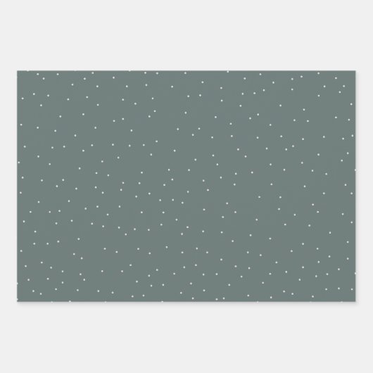 Karierte Flannel Polka Dots Stripes Coordination Geschenkpapier Set (Vorderseite 2)