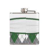 Karierte Flasche der Raute Flachmann (Rückseite)