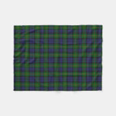 Karierte Fleece-Decke Clan-Gordons Fleecedecke (Vorderseite (Horizontal))