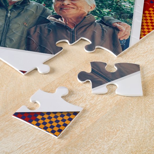 Karierte FotoCollage Puzzle (Seite)