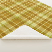 Karierte Gelbteile Sherpadecke (3/4)