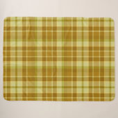 Karierte Gelbteile Sherpadecke (Vorderseite (Horizontal))