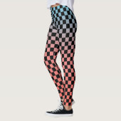 Karierte Gradient-Leggings Leggings (Links)