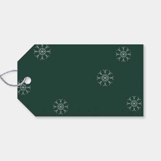 Karierte Green Blue Campbell Tartan Geschenkanhänger (Rückseite Horizontal)