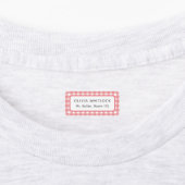 Karierte Grundschule Gingham Etiketten (Befestigt)