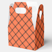 Karierte Halloween Gable-Favor-Box Geschenkschachtel (Geöffnet)