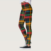 Karierte, helle Leggings (Links)