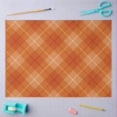 Karierte Herbstreihe Design 7 - Gewebepapier Seidenpapier (Basteln)