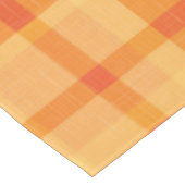 Karierte Herbsttablette ernten Tischdecke (Schrägansicht)