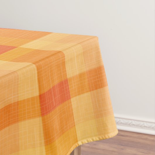 Karierte Herbsttablette ernten Tischdecke (Beispiel)