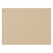 Karierte Herzen in blonder Creme Tischdecke (Vorderseite (Horizontal))