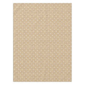 Karierte Herzen in blonder Creme Tischdecke (Vorderseite)