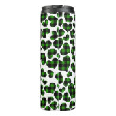 Karierte Herzen Thermosbecher (Rückseite)
