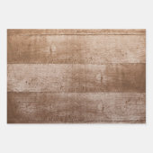 Karierte Holzsonnenblumen aus Weiß- und Schwarzbüf Geschenkpapier Set (Vorderseite 2)