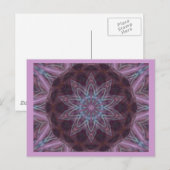 KARIERTE ILLUSION POSTKARTE (Vorne/Hinten)