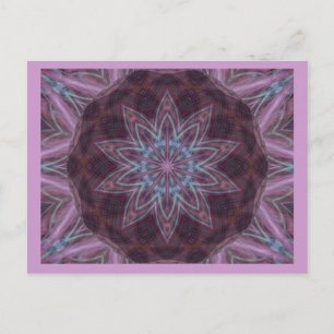 KARIERTE ILLUSION POSTKARTE