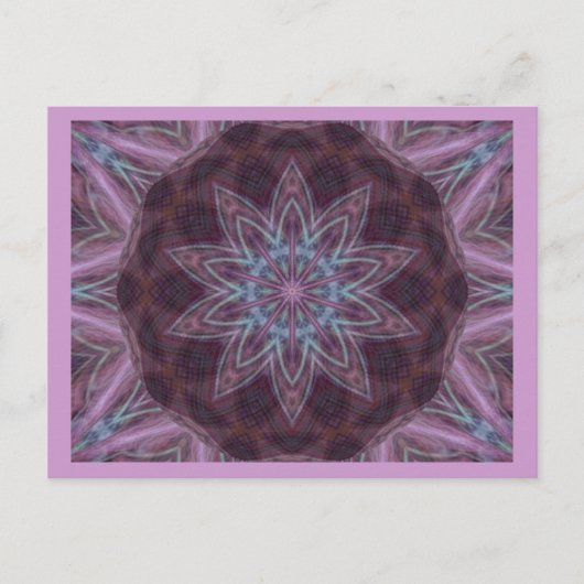 KARIERTE ILLUSION POSTKARTE (Vorderseite)