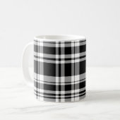 Karierte Kaffee-Tasse Kaffeetasse (Vorderseite Links)