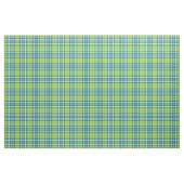 Karierte Kalkgrün, Türkis und Blauer Mode Stoff (Fat Quarter (45,7 x 55,9 cm))