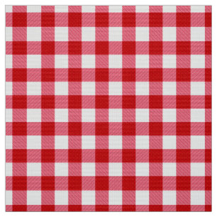 karierte karierte karierte, rote Farbe Stoff