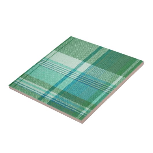 Karierte Keramik Fliese (Seite)