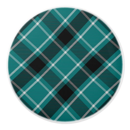 Karierte Keramik Keramikknauf (Vorderseite)