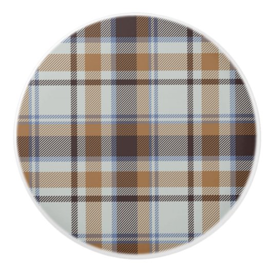 Karierte Keramik Keramikknauf (Vorderseite)