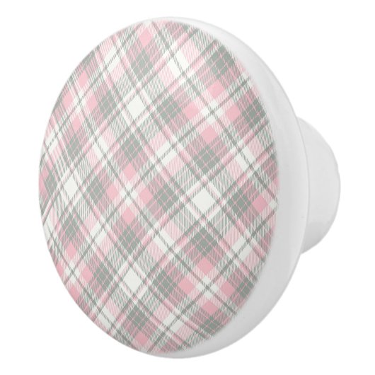 Karierte Keramik Keramikknauf (Rechts)