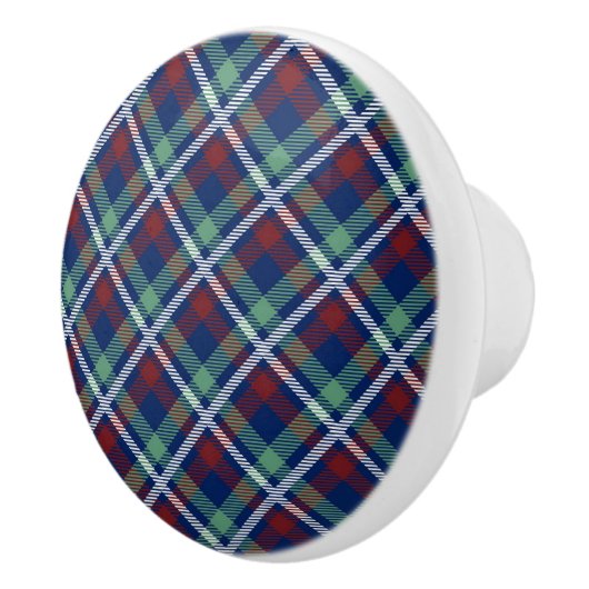 Karierte Keramik Keramikknauf (Rechts)