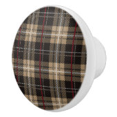 Karierte Keramik Keramikknauf (Rechts)