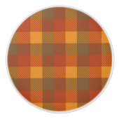 Karierte Keramik-Knöpfe in Farbe bedruckt Keramikknauf (Vorderseite)