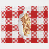 karierte Kieferndecke Fleecedecke (Vorderseite (Horizontal))